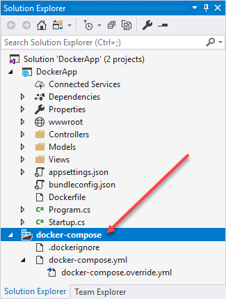 Solution explorer