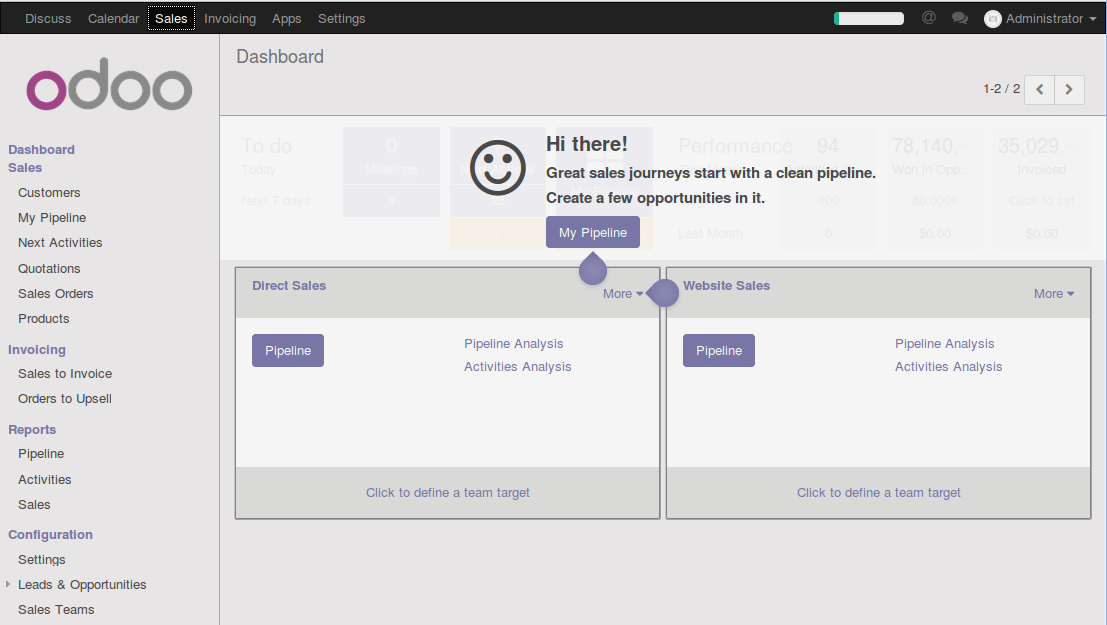 CRM Dashboard