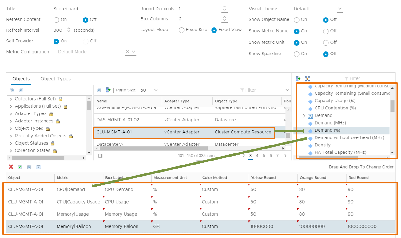 metrics base format